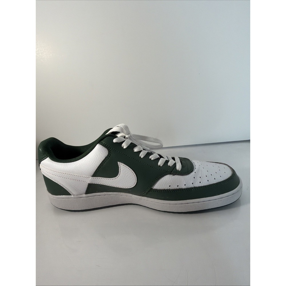 Nike Men's Court Vision Low Athletic Shoes Fir Green/White Size 13 M - Picture 6 of 12